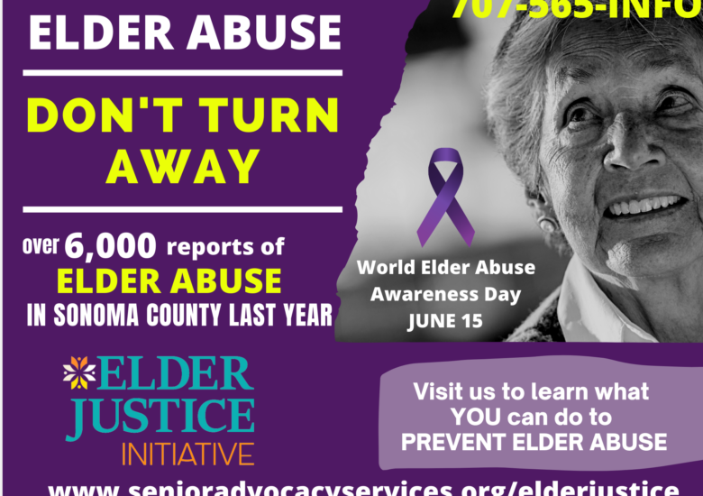June is Elder Abuse Awareness Month – Don’t Turn Away