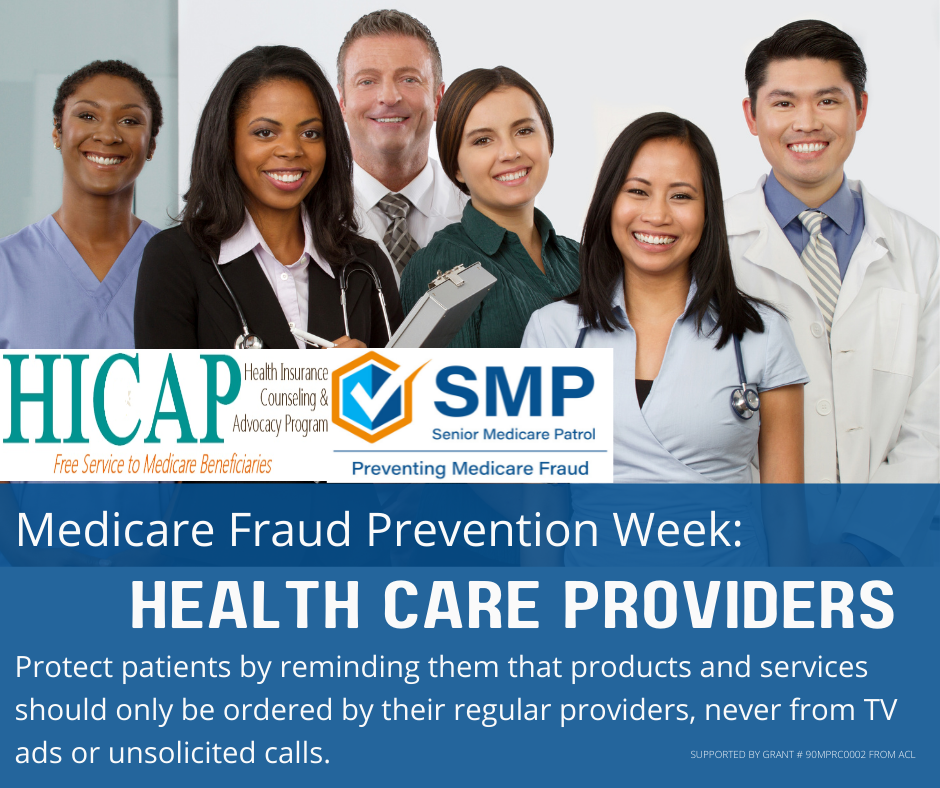 Medicare Fraud Prevention Week  Healthcare Providers