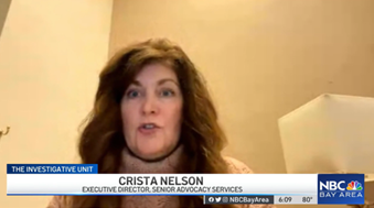 Screen capture of Crista Nelson on NBC October 2022