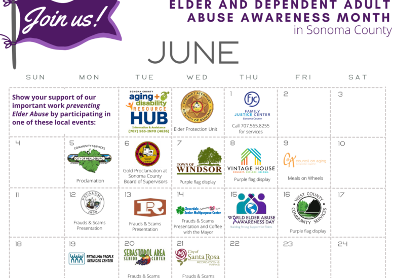 June is Elder & Dependent Adult Abuse Awareness Month